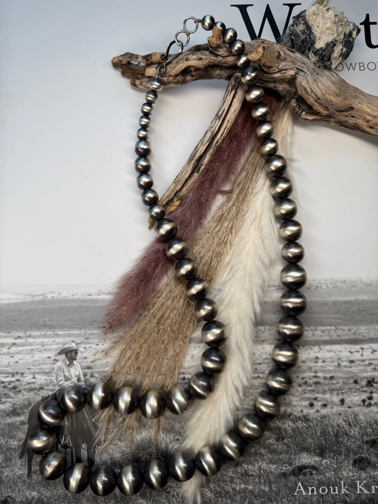 Breathtaking Handmade Chimney Butte Graduated Sterling Silver Pearls