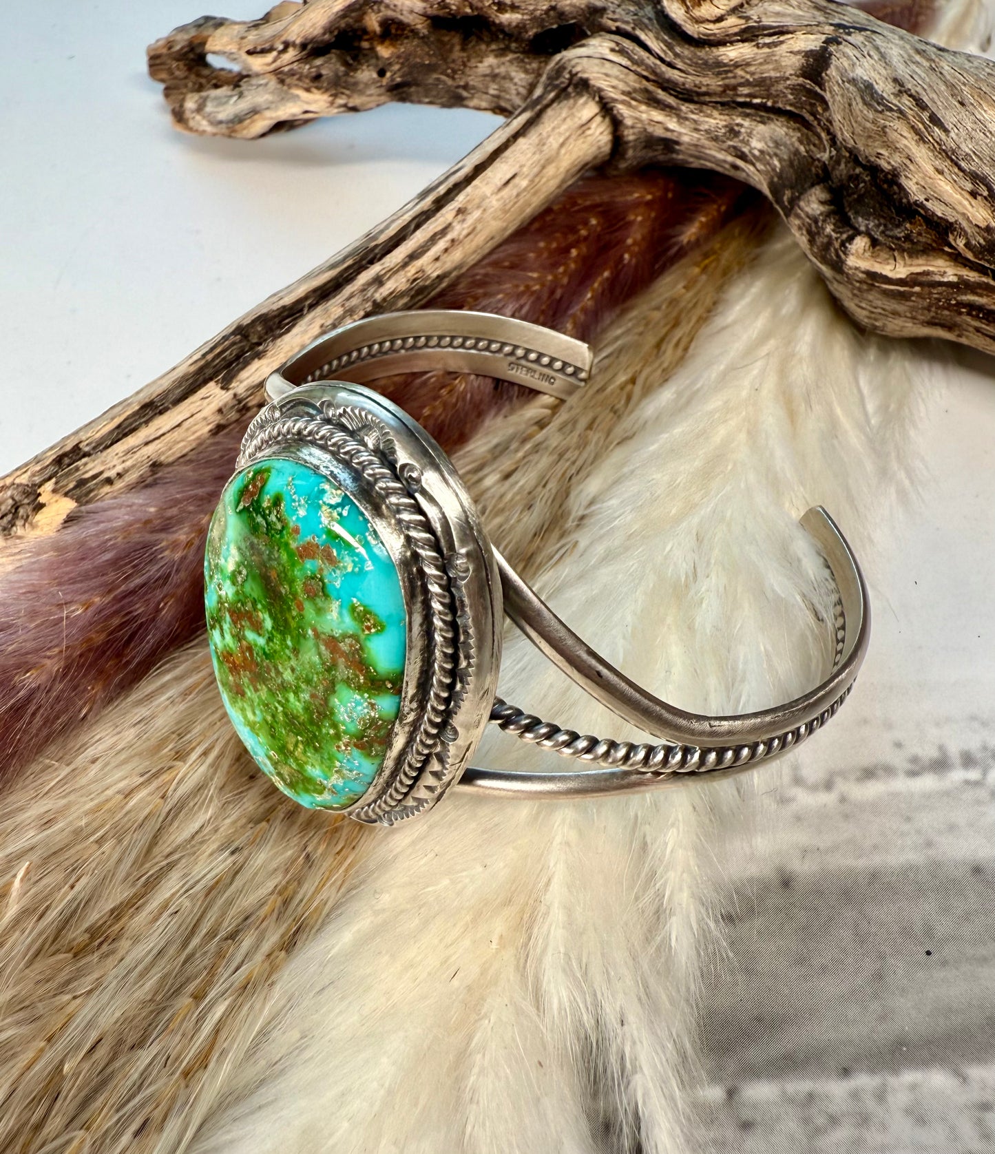 Vibrant, J. Piaso Jr. Sonoran Gold Statement Cuff