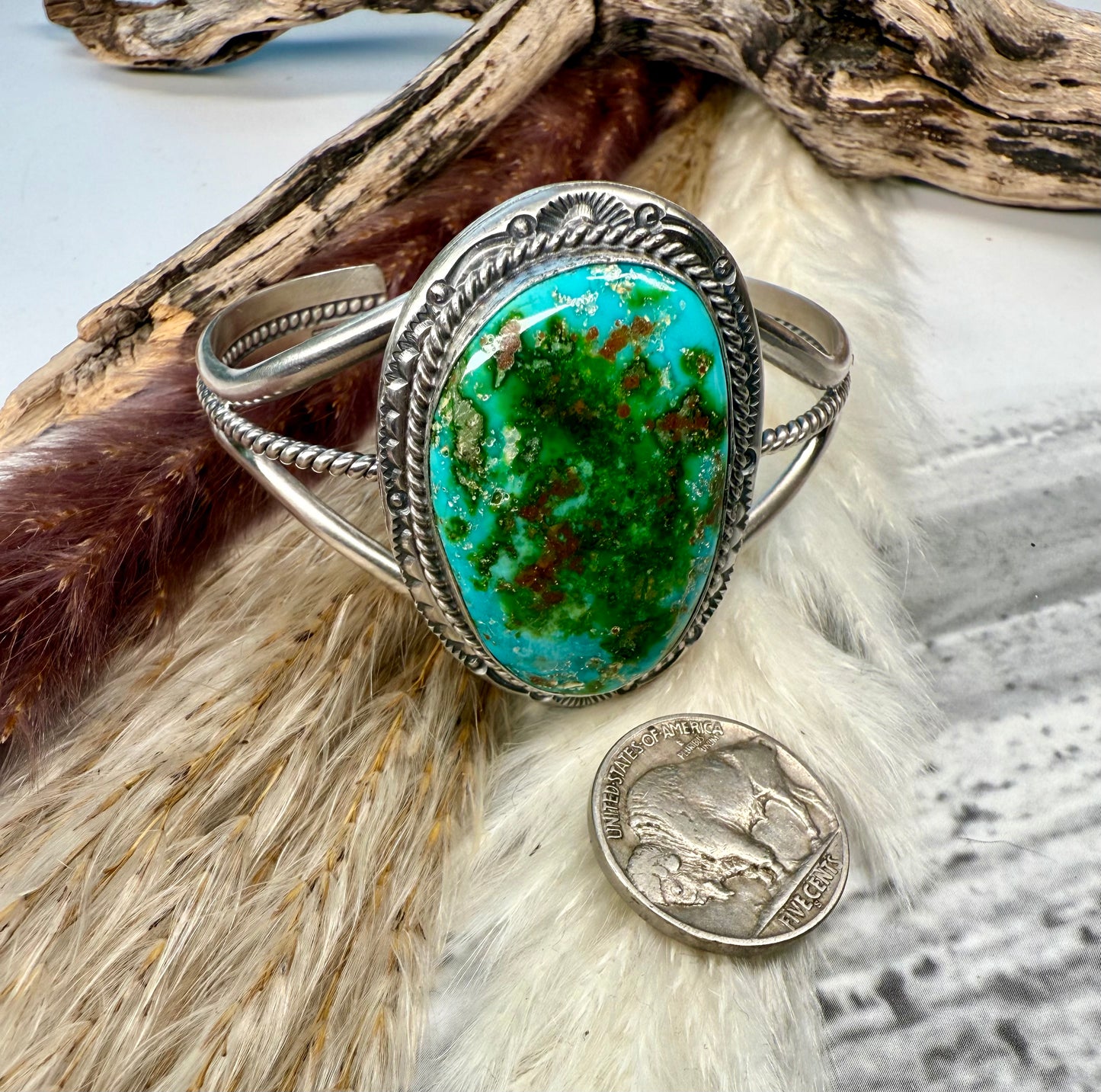 Vibrant, J. Piaso Jr. Sonoran Gold Statement Cuff