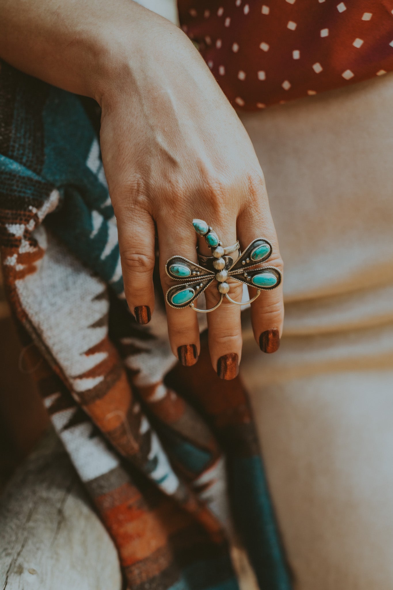 Big Dragonfly Ring (adjustable)