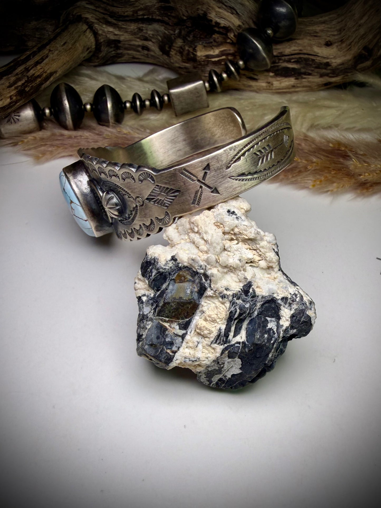 Crossed Arrows Golden Hills Cuff