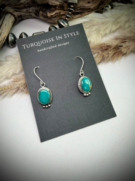 Sonoran Gem Turquoise Dangle Earrings