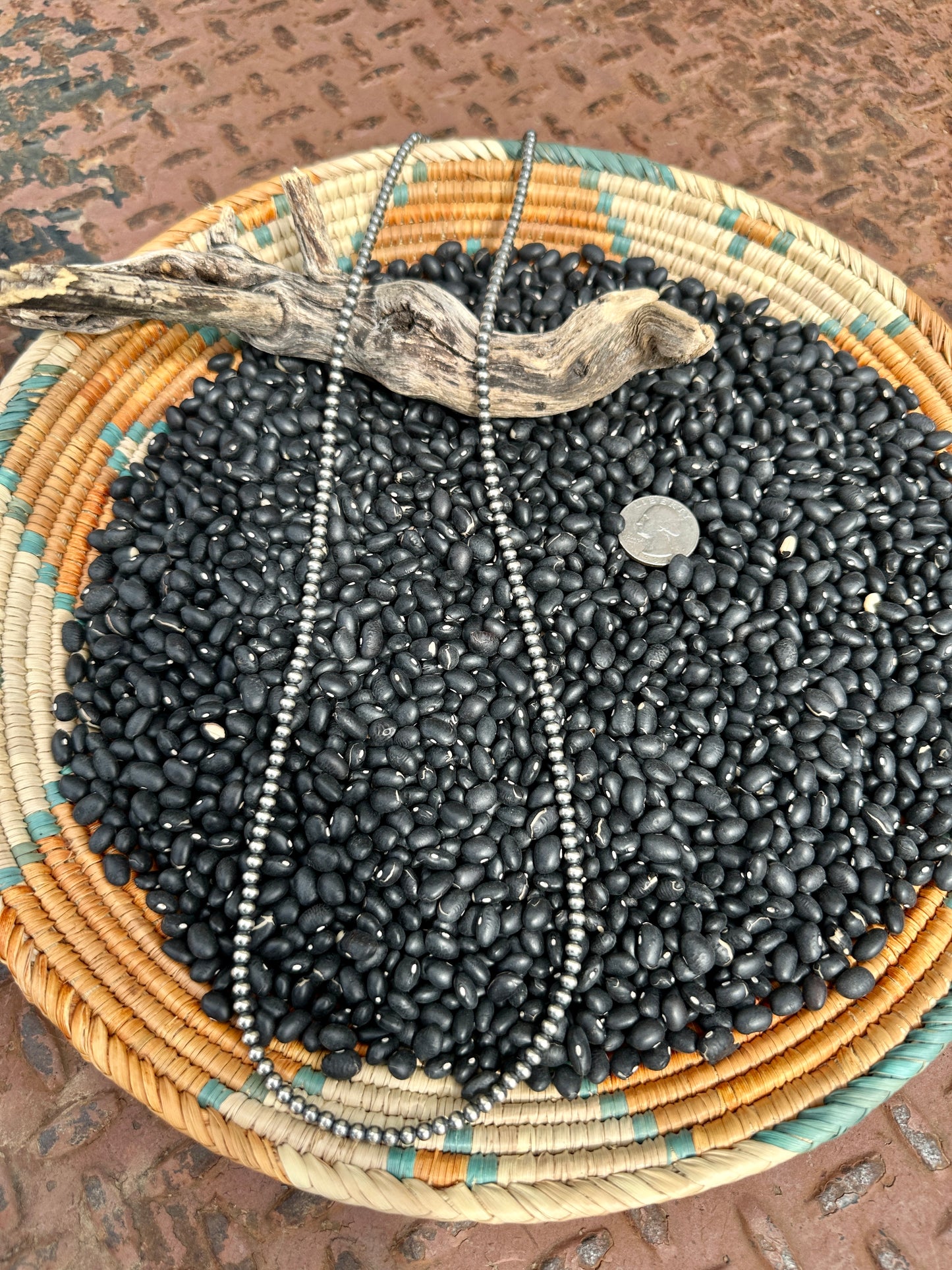 4mm 30" Navajo Pearl Necklace