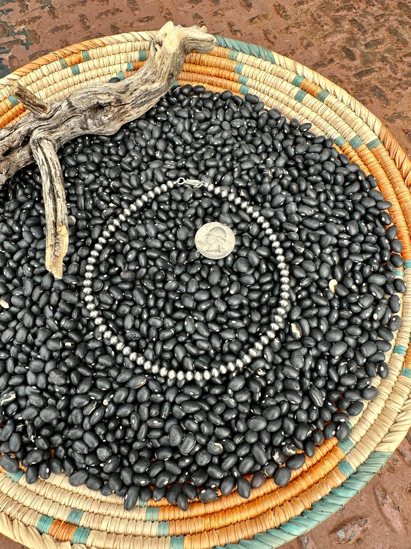 5mm Navajo Pearl 14" Choker