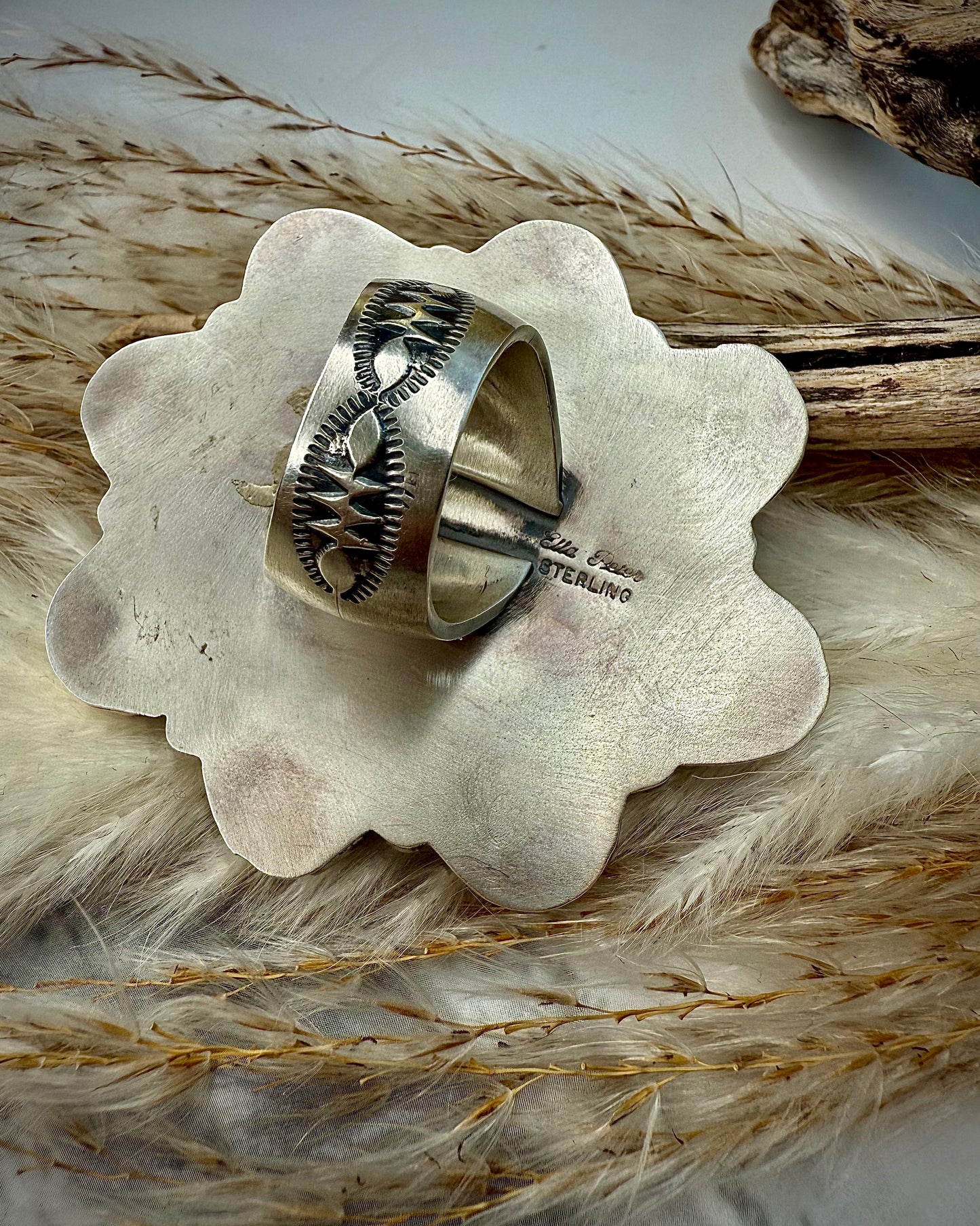 Ella Peter Large Round Cluster Ring — Mixed Mine (Size 9.5)