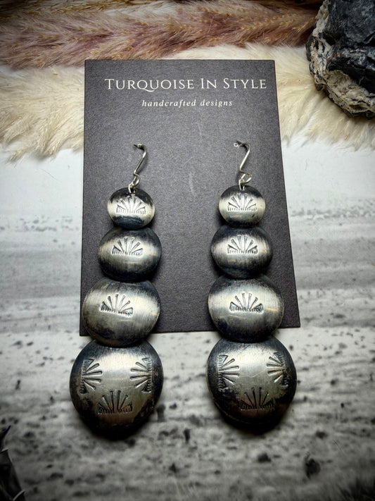 Extra Large Marietta Kellywood Pillow Bead Earrings