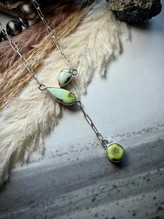 Palomino Three Stone Necklace