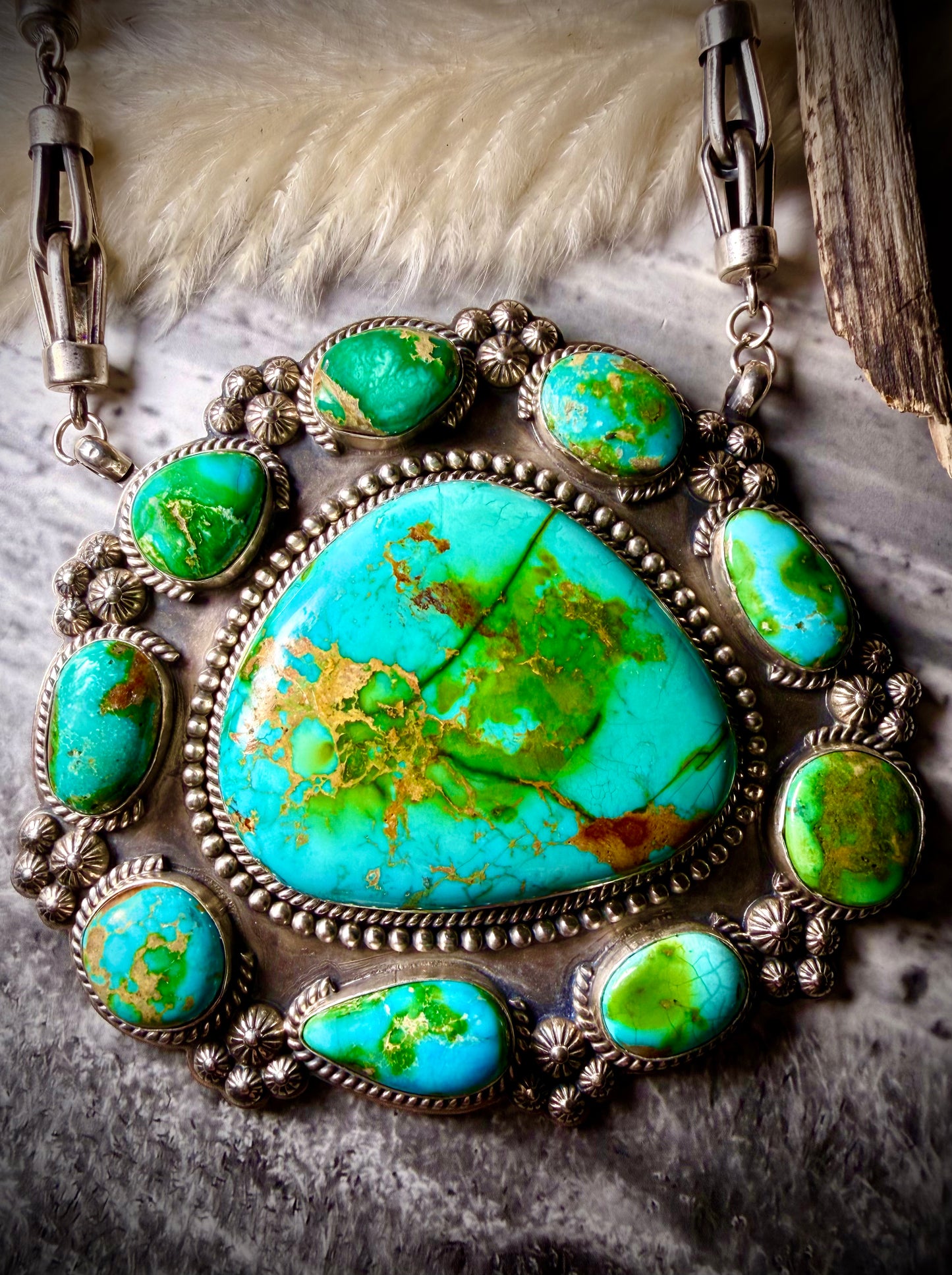 Gilbert Platero Huge Sonoran Necklace