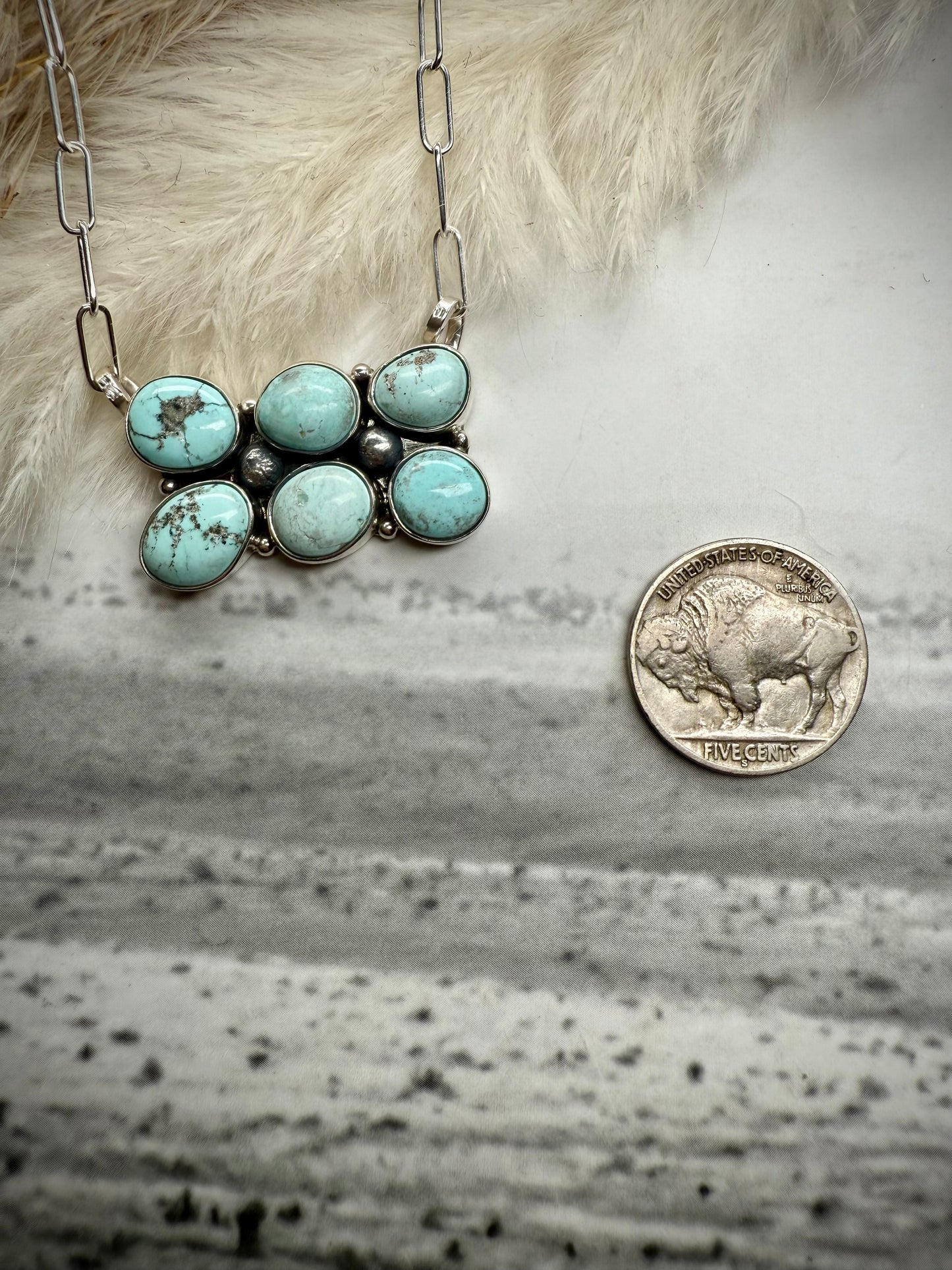 Dry Creek 6 Stone Bar Necklace