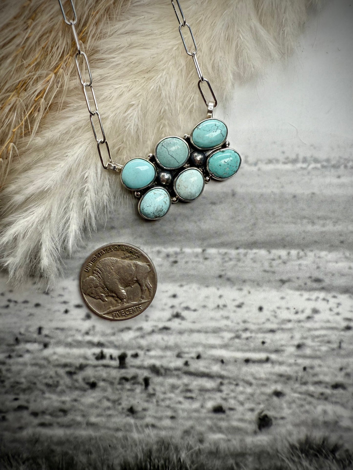 Dry Creek 6 Stone Bar Necklace