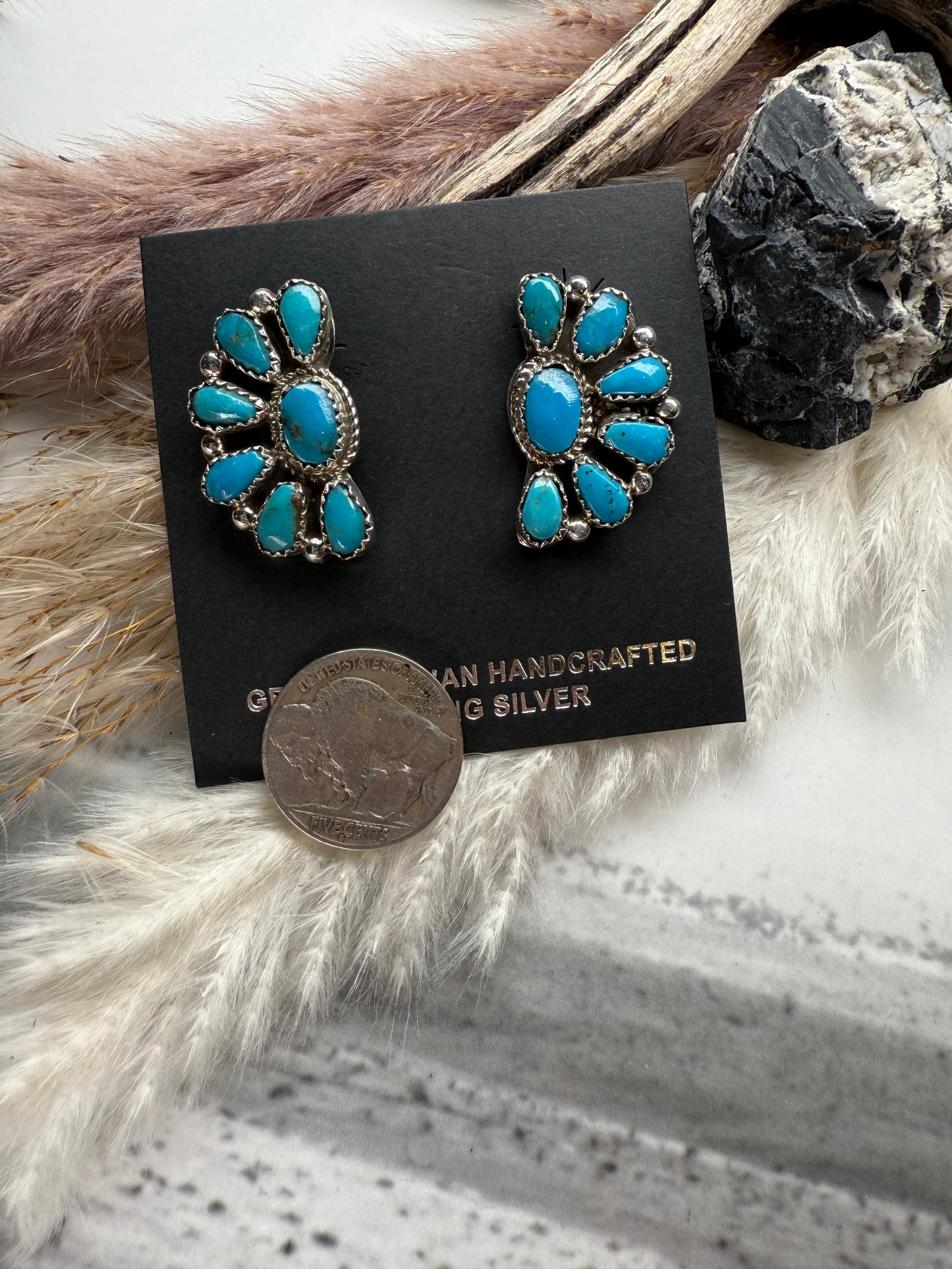 Kingman Half Cluster Studs