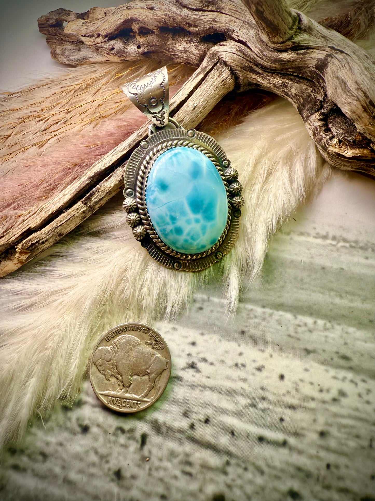 Dreamy Larimar Pendant