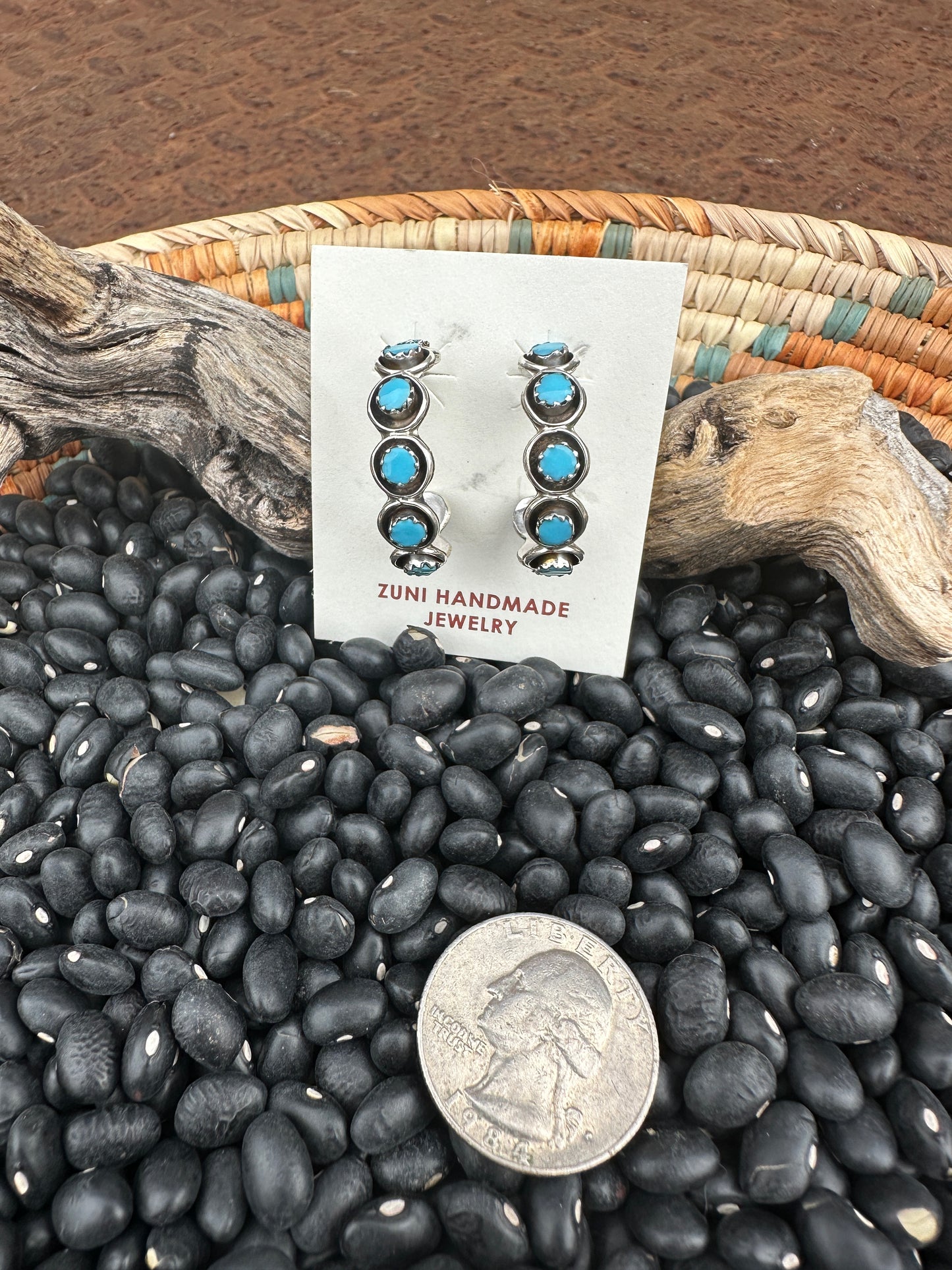 Zuni Snake Eye hoops