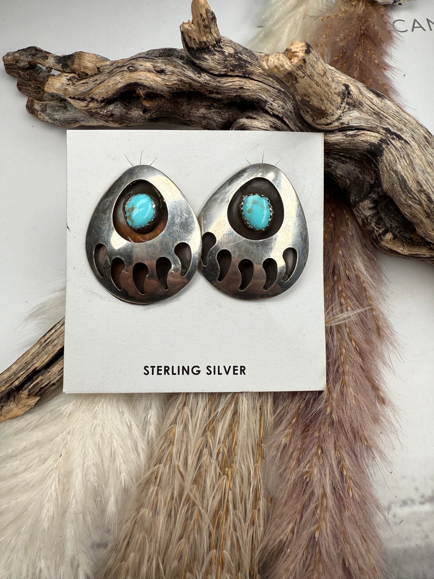 Virgina John Kingman Bear Claw Studs
