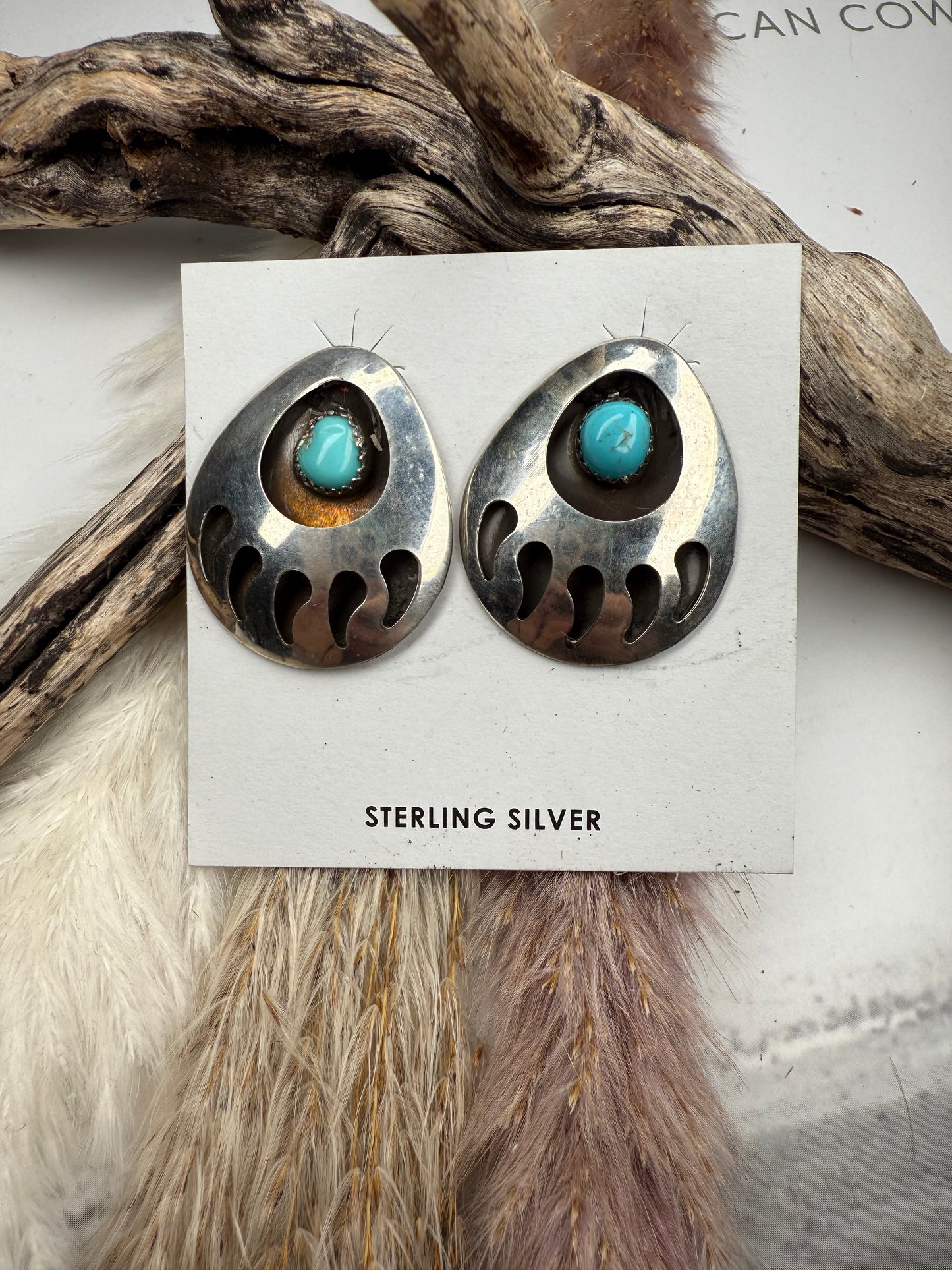 Virgina John Kingman Bear Claw Studs