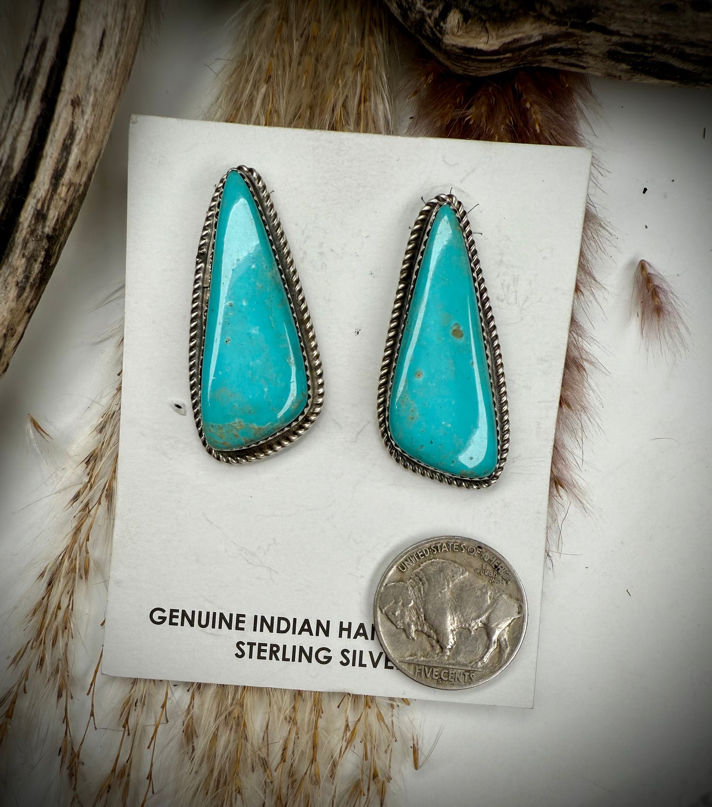 Donovan Nez Kingman Elongated Top Post Studs