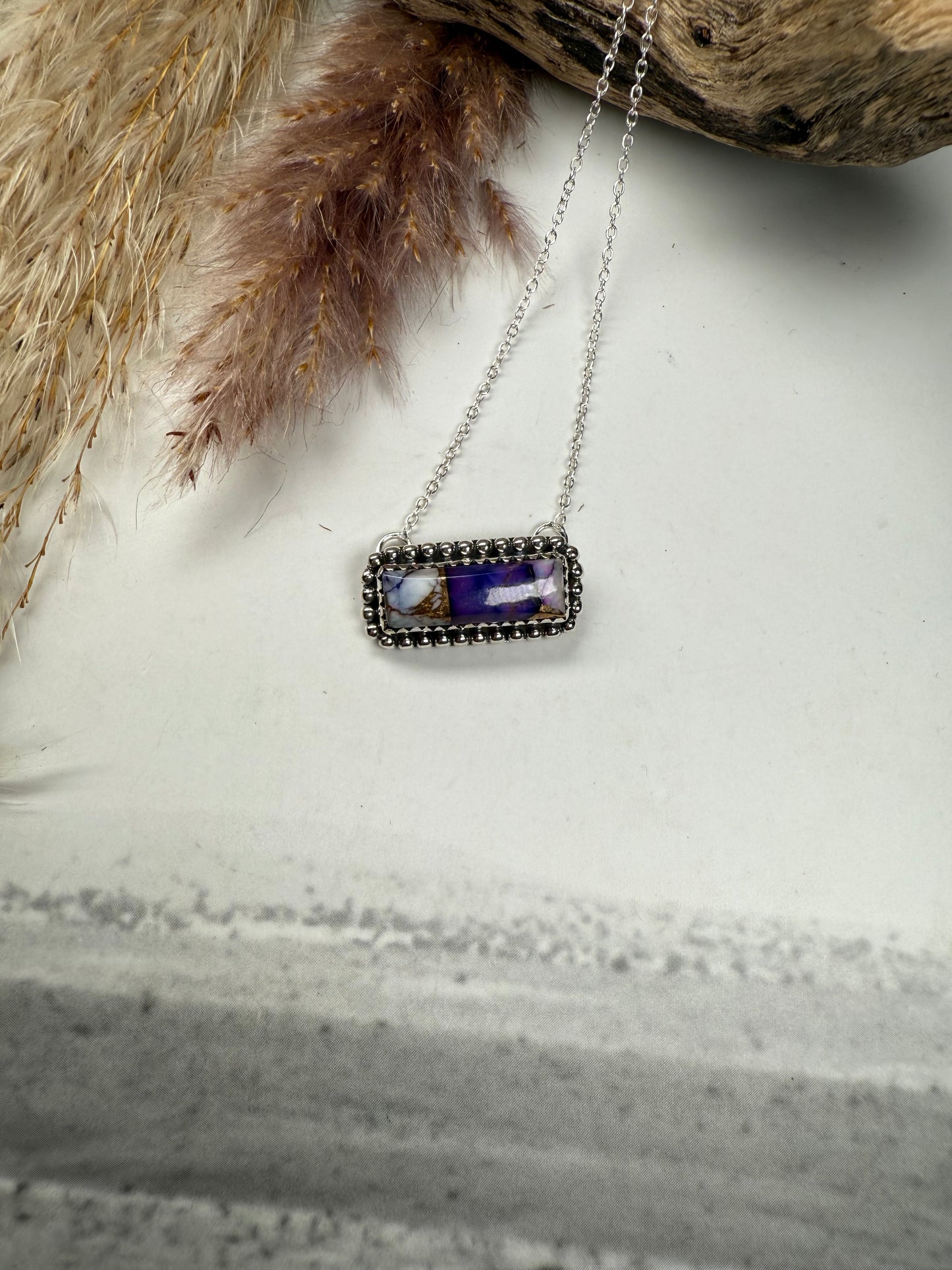 Violet Rose Necklace