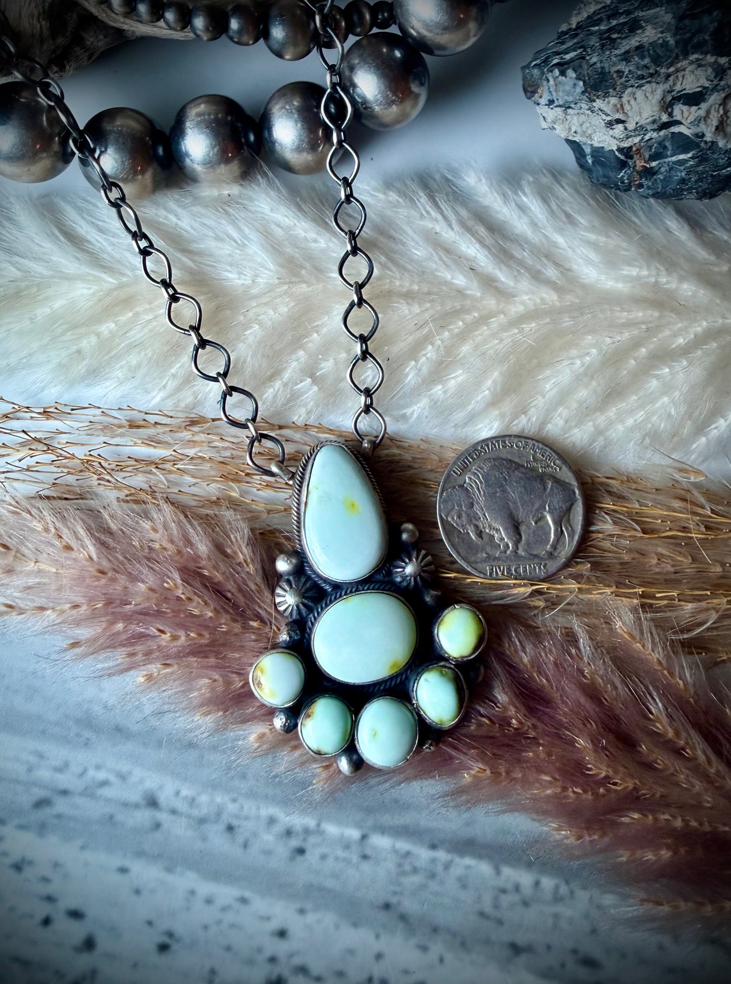 Lorenzo Juan Fixed Palomino Pendant Necklace