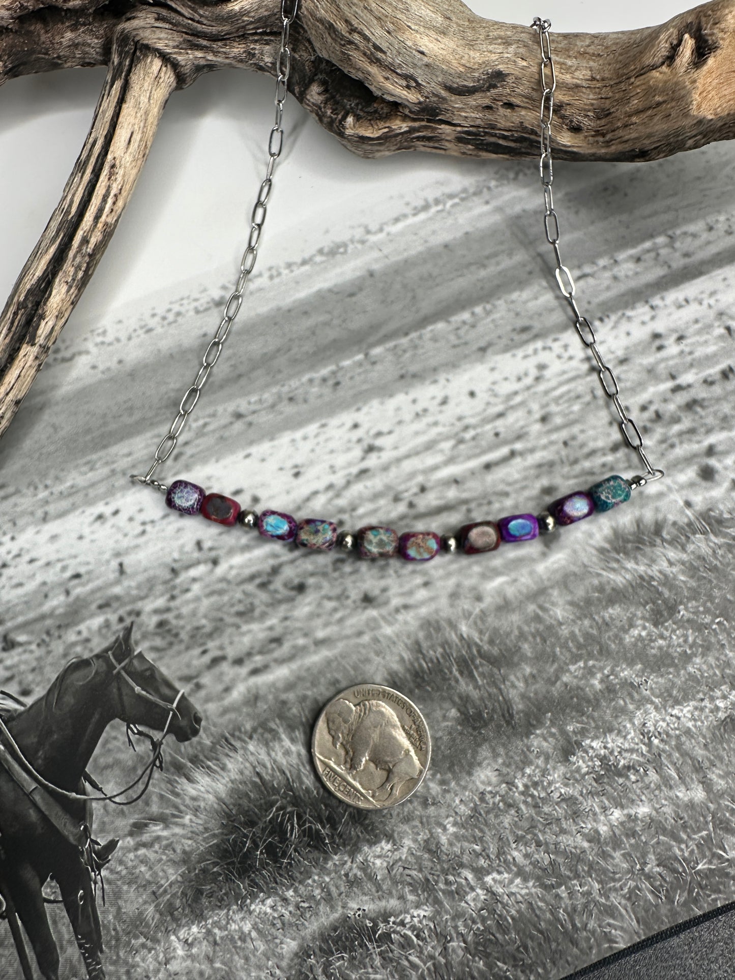 Vibrant Purple Mojave Necklace