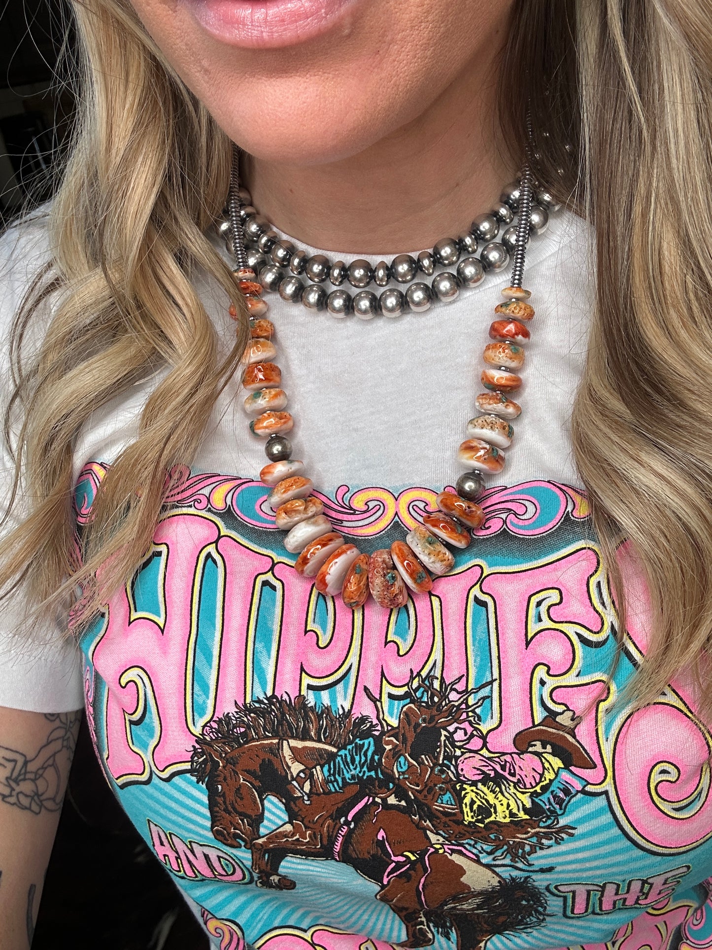 22" Graduated Spiny Necklace