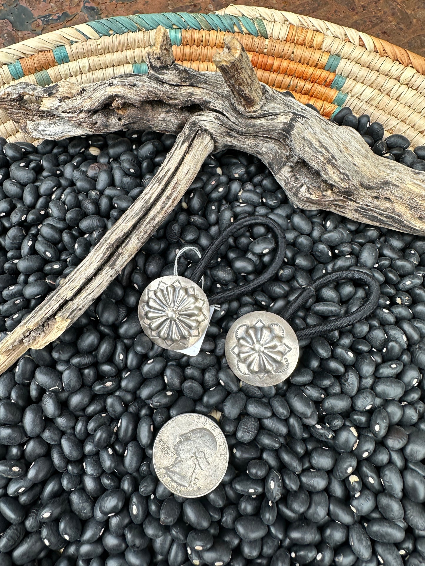 1" Concho Hair ties