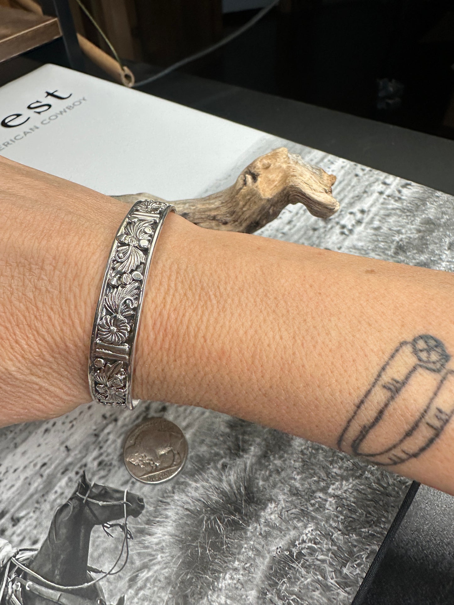 Tom Dinetso Floral Cuff
