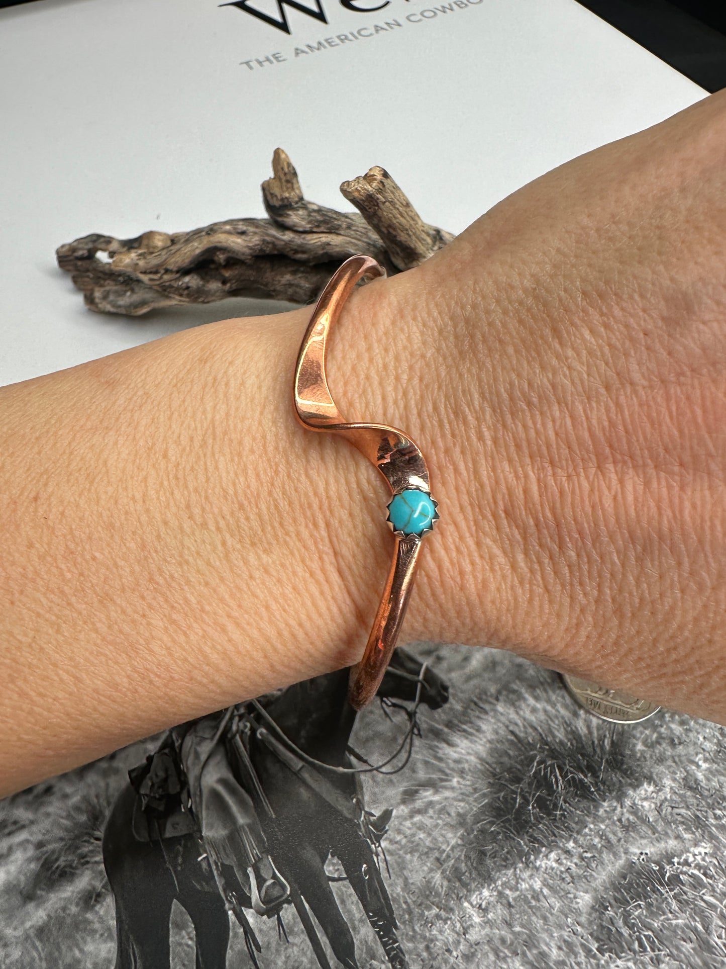 Yolanda Skeets Copper Twist Bracelet