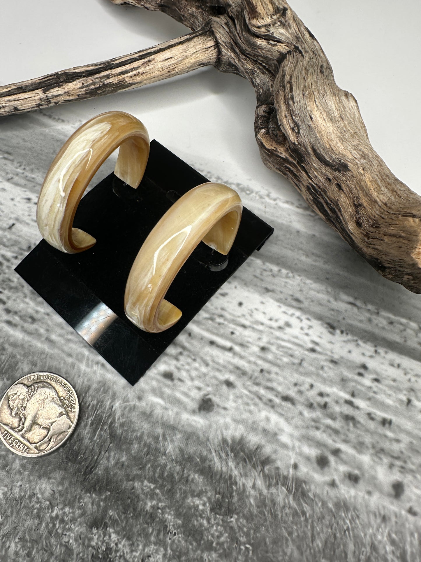 Longhorn Hoop Earrings