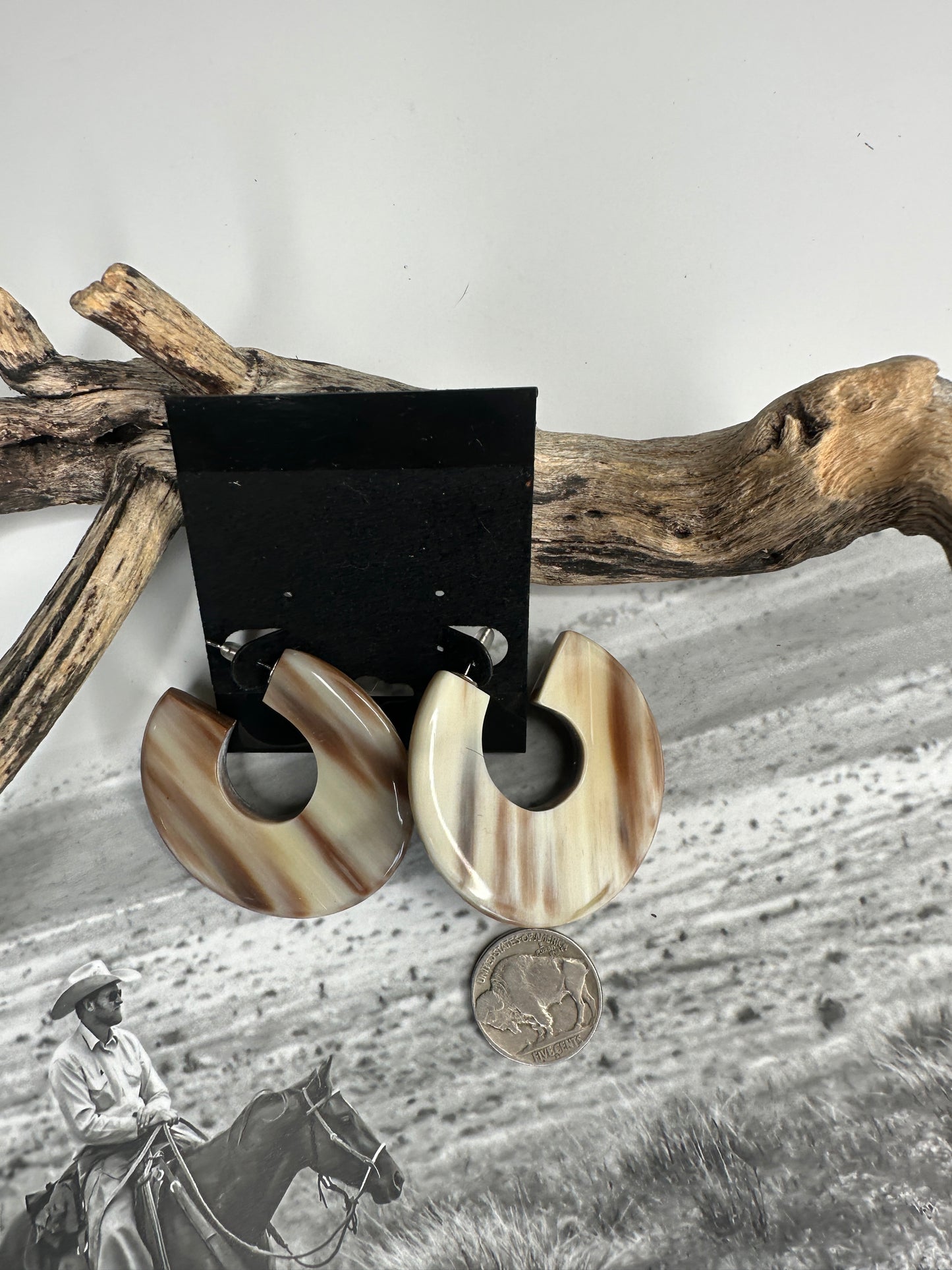 Chunky Longhorn Hoops