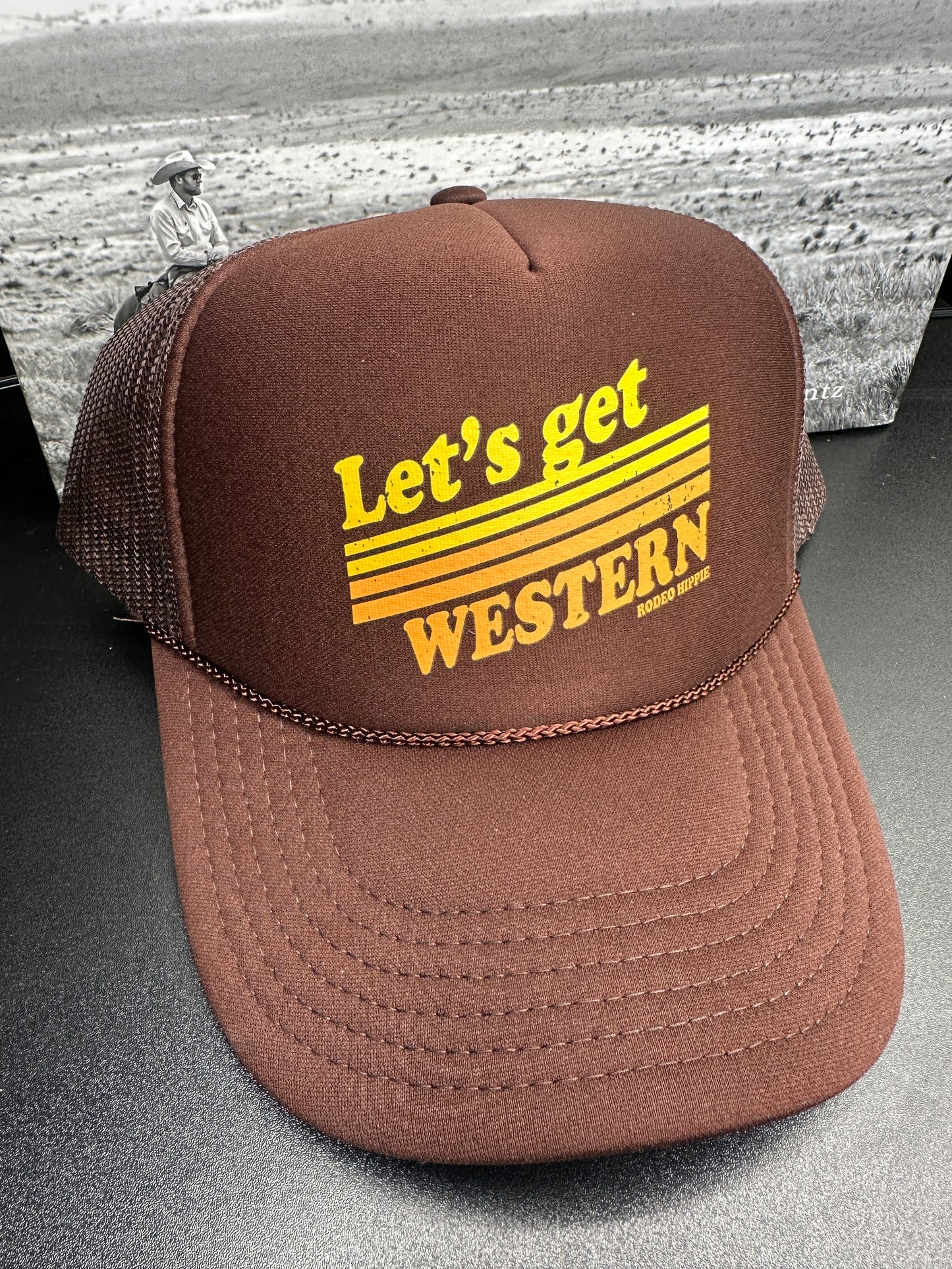 Let's Get Western Trucker Hat