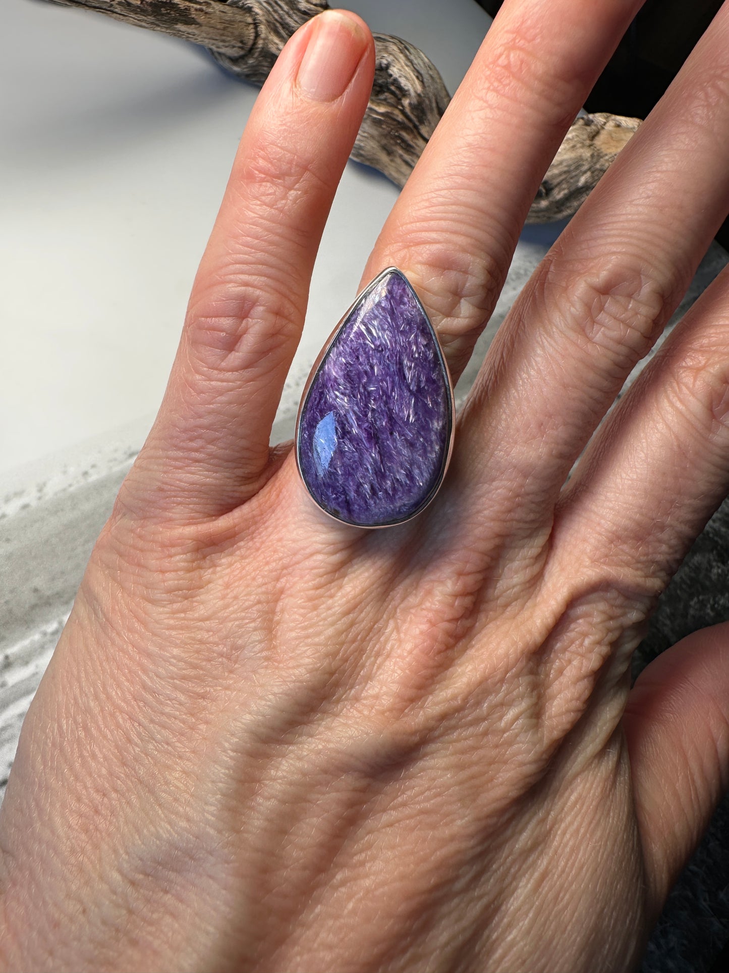 Charoite Ring
