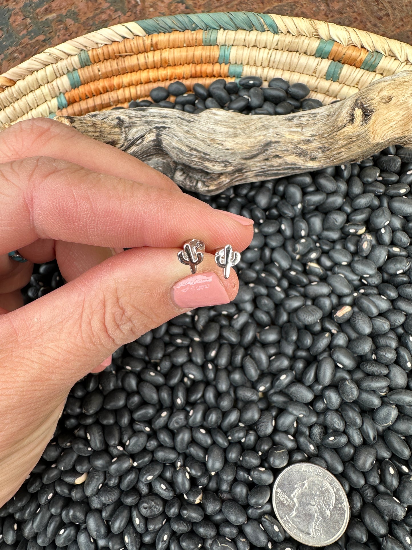 Tiny Cactus Studs