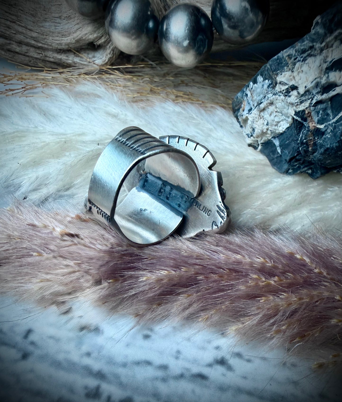 Golden Hills Teardrop Ring