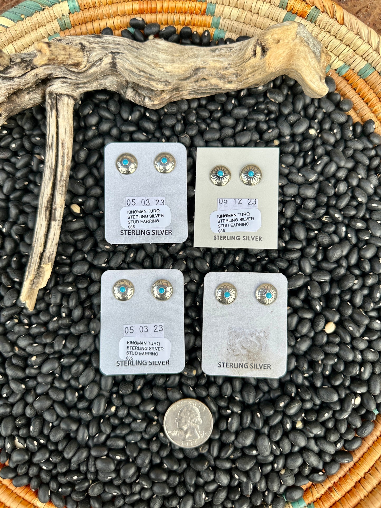 Myla Concho Studs