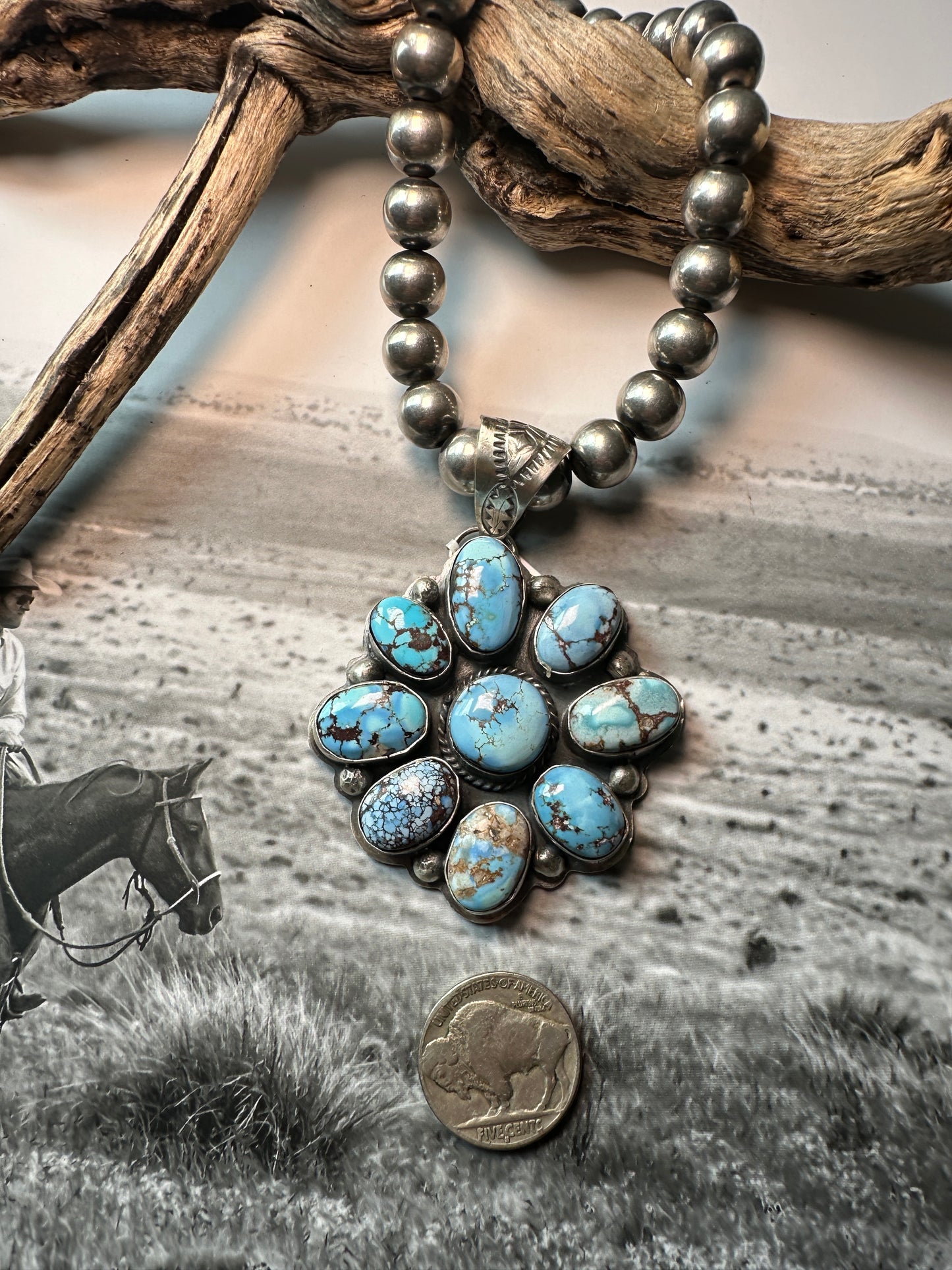 Golden Hills Cluster Pendant