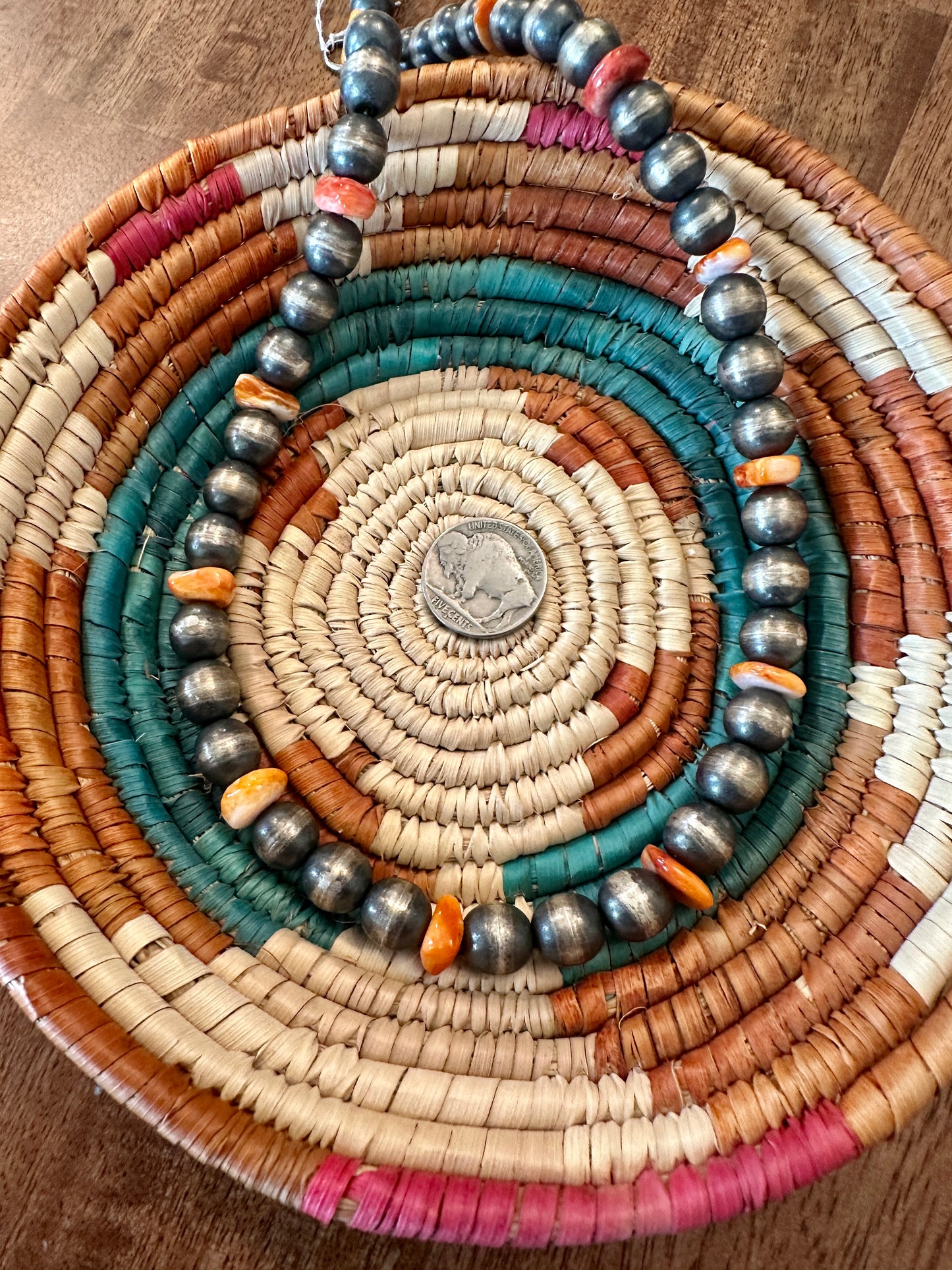 Handmade 22" Pearl Necklace