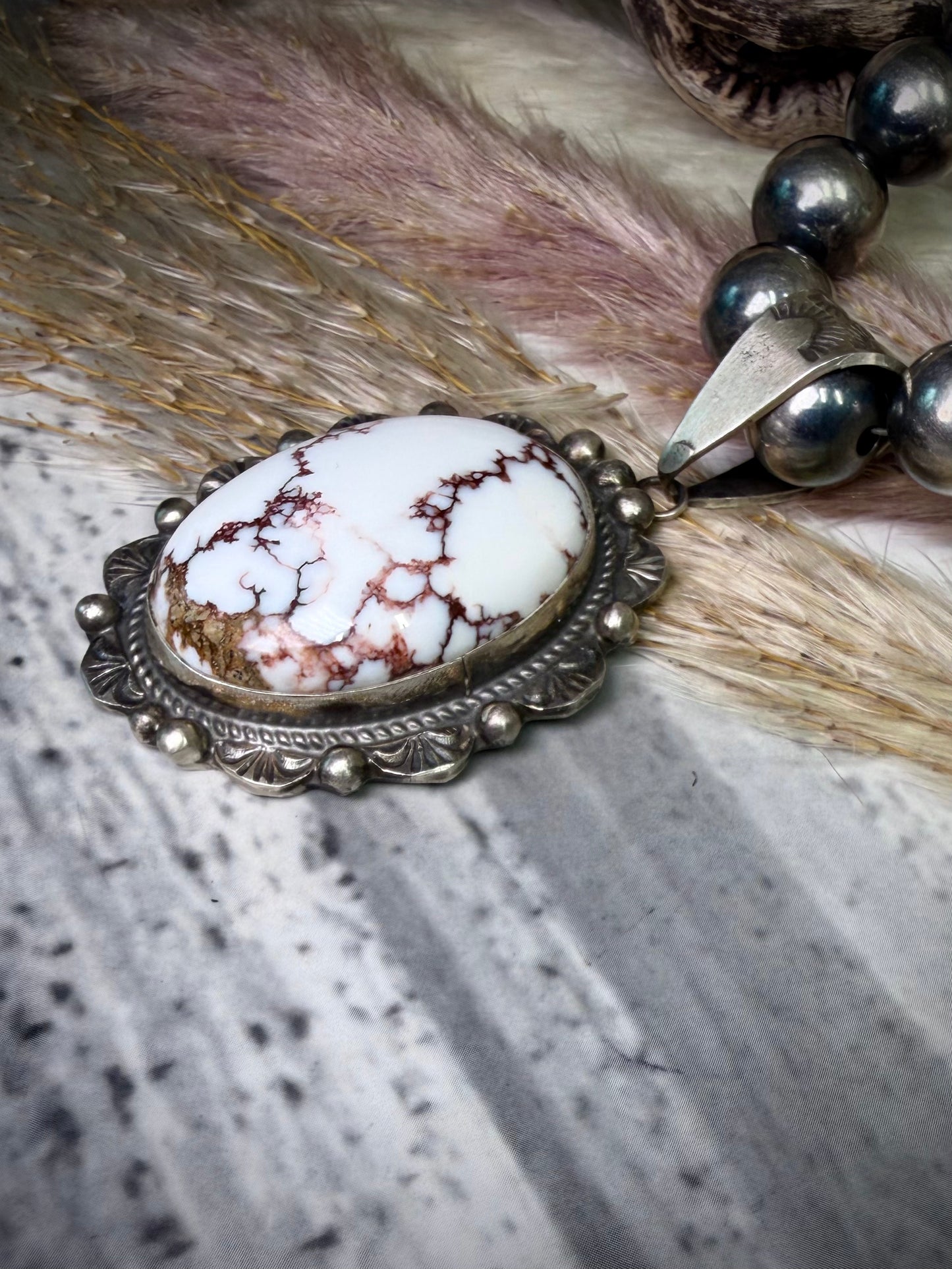 The Broken Mirror Wild Horse Pendant