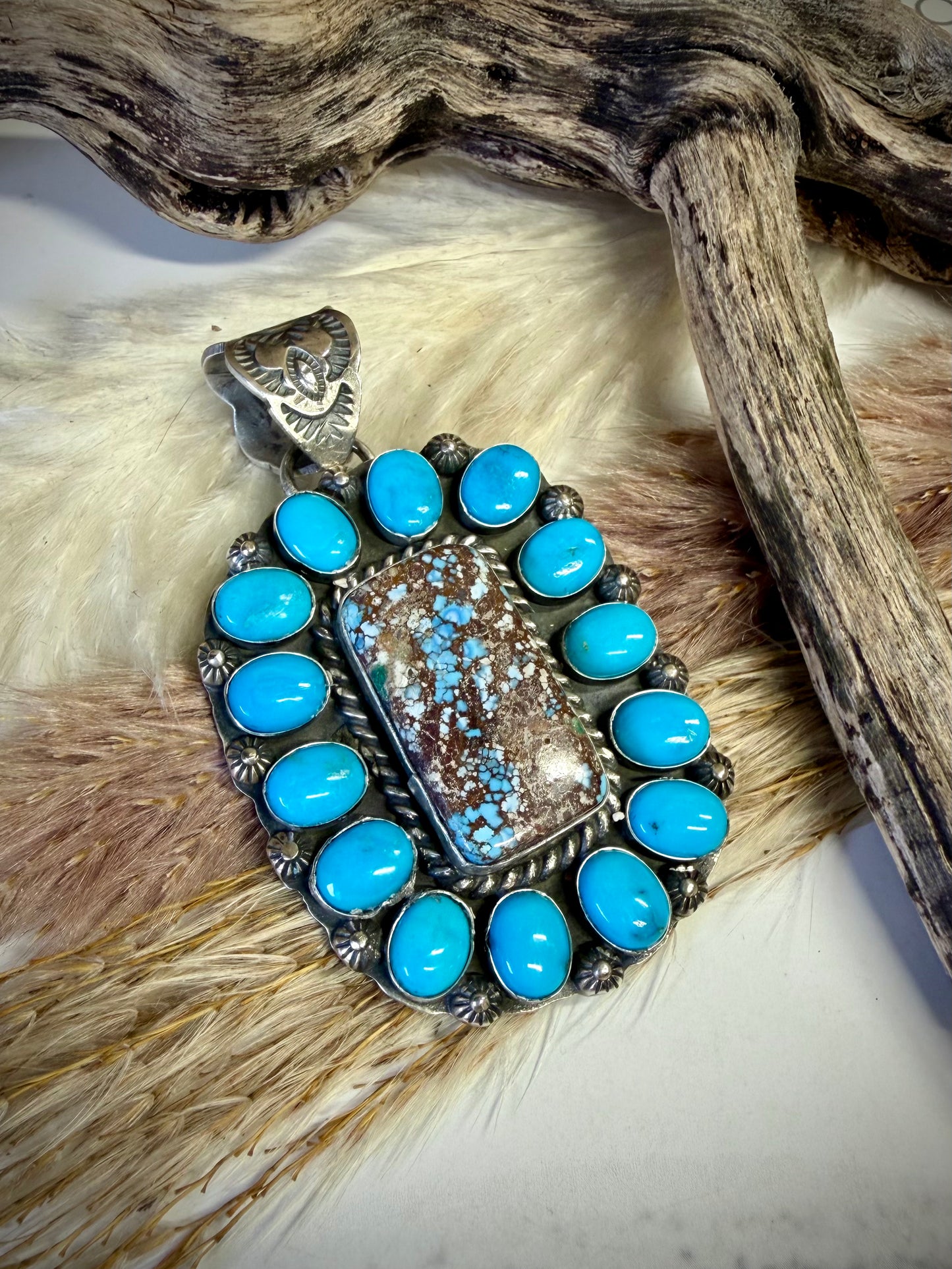 Golden Hills & Sleeping Beauty Pendant