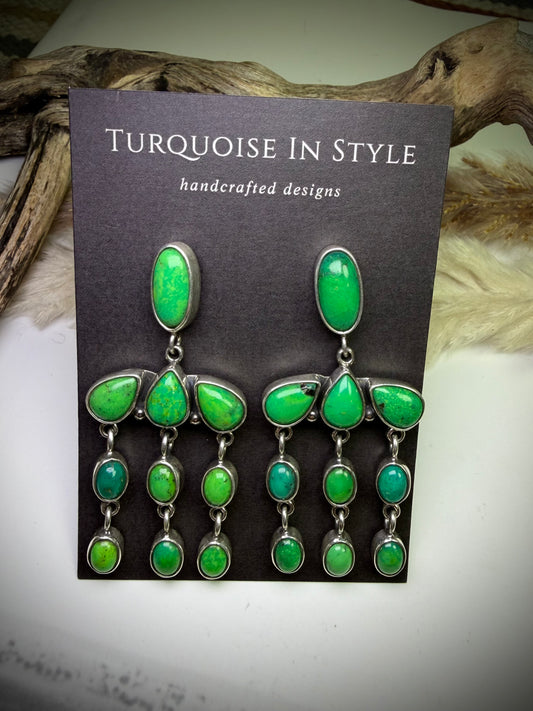 Federico Carico Lake Chandelier Earrings