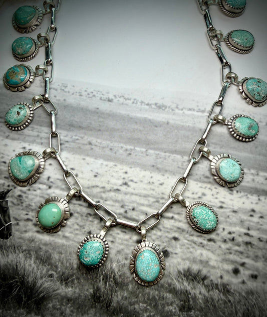 Dry Creek Turquoise Charm Necklace