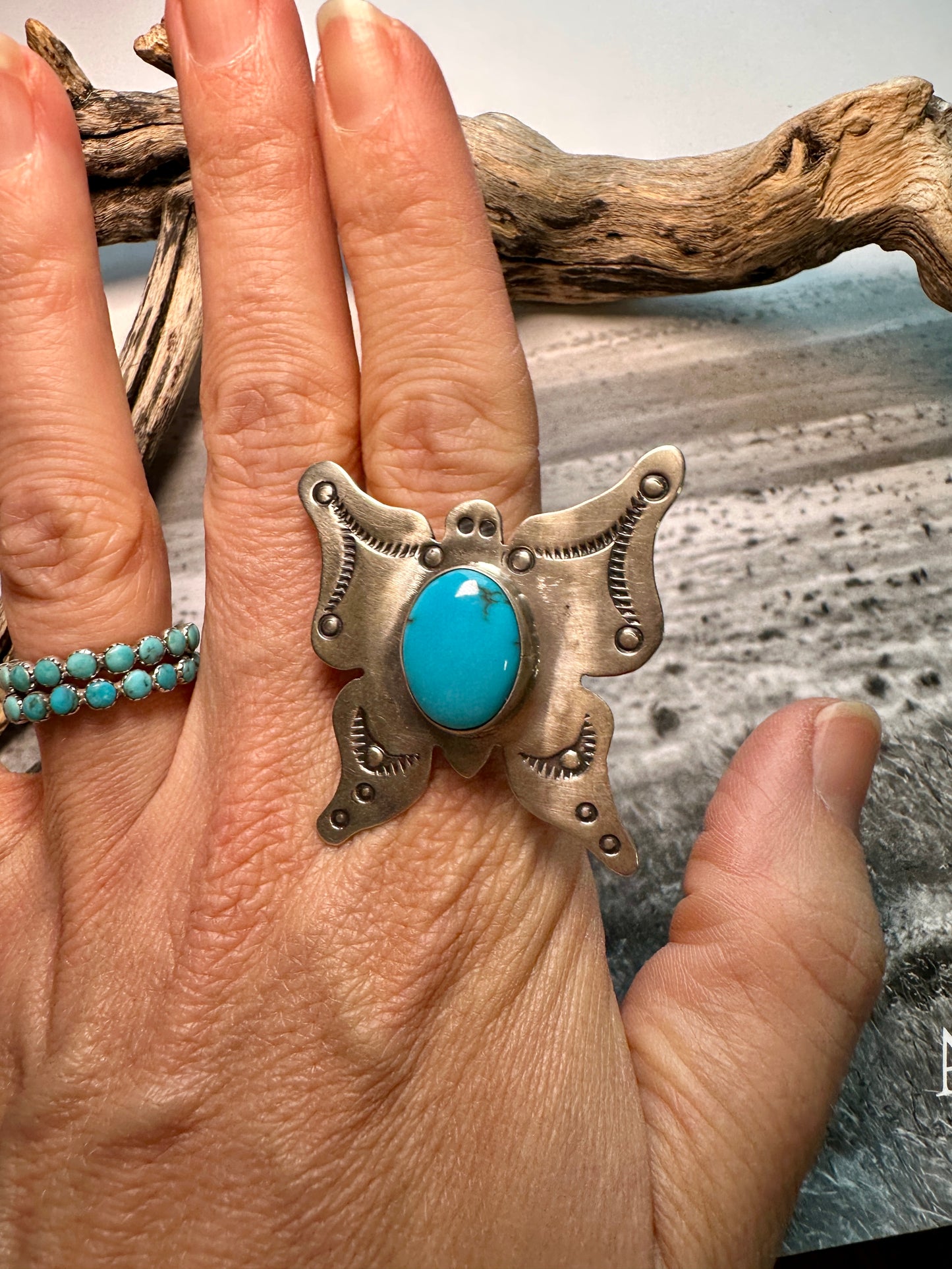 Adjustable Butterfly Ring