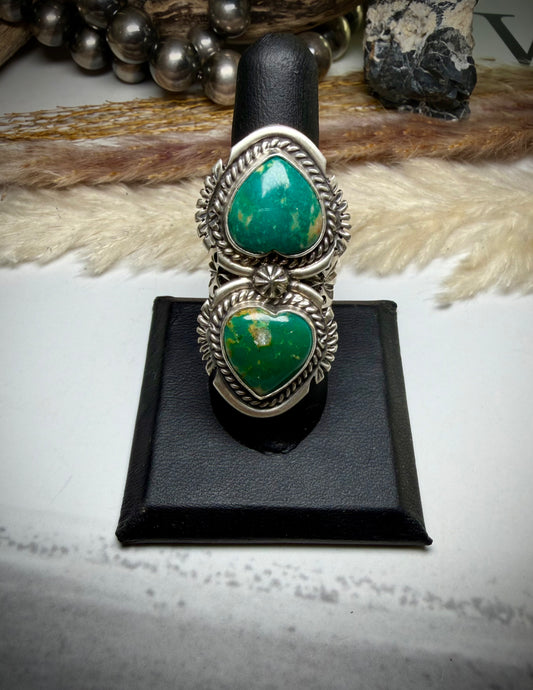 Royston Double Heart Ring