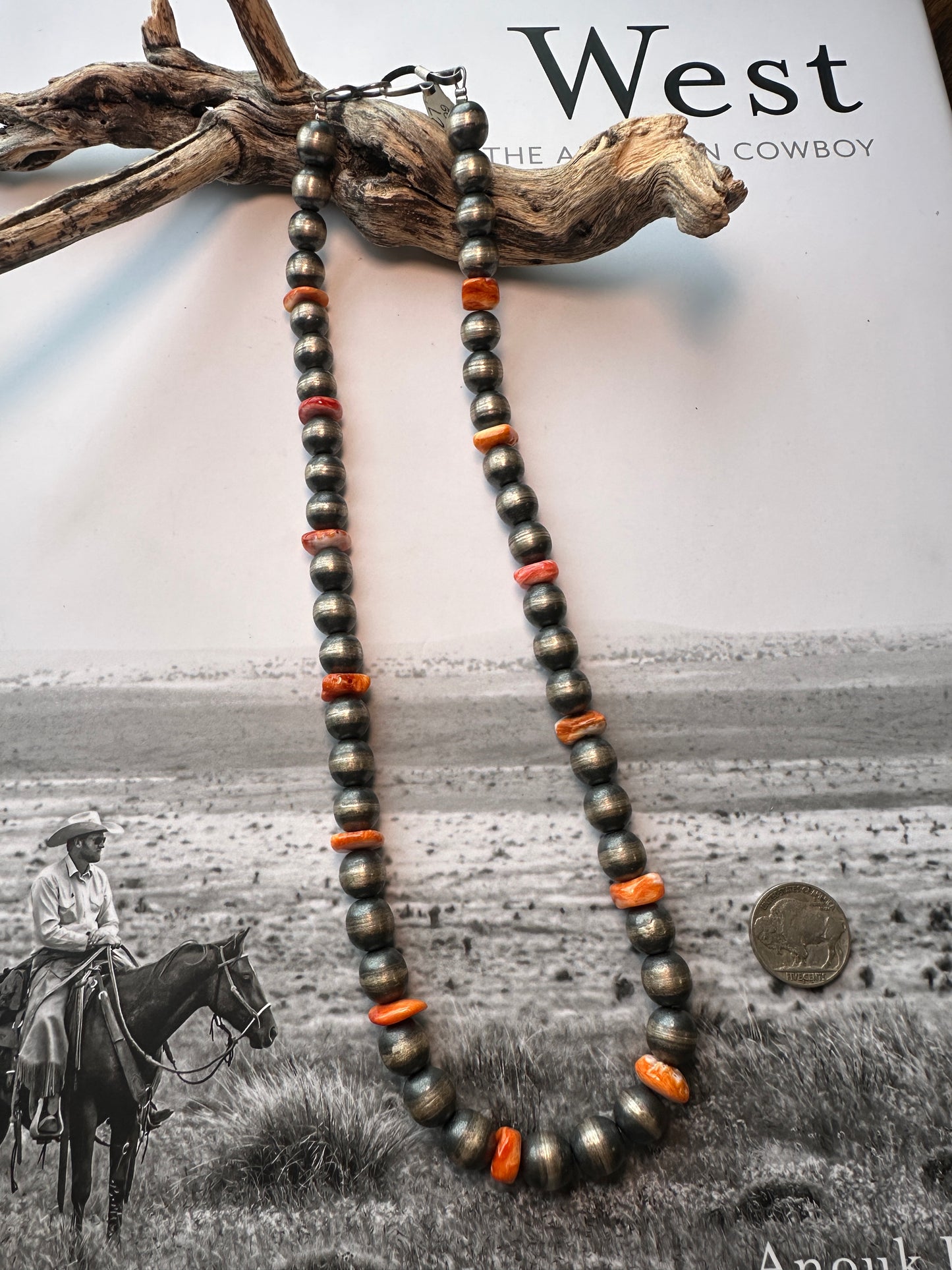 Handmade 22" Pearl Necklace