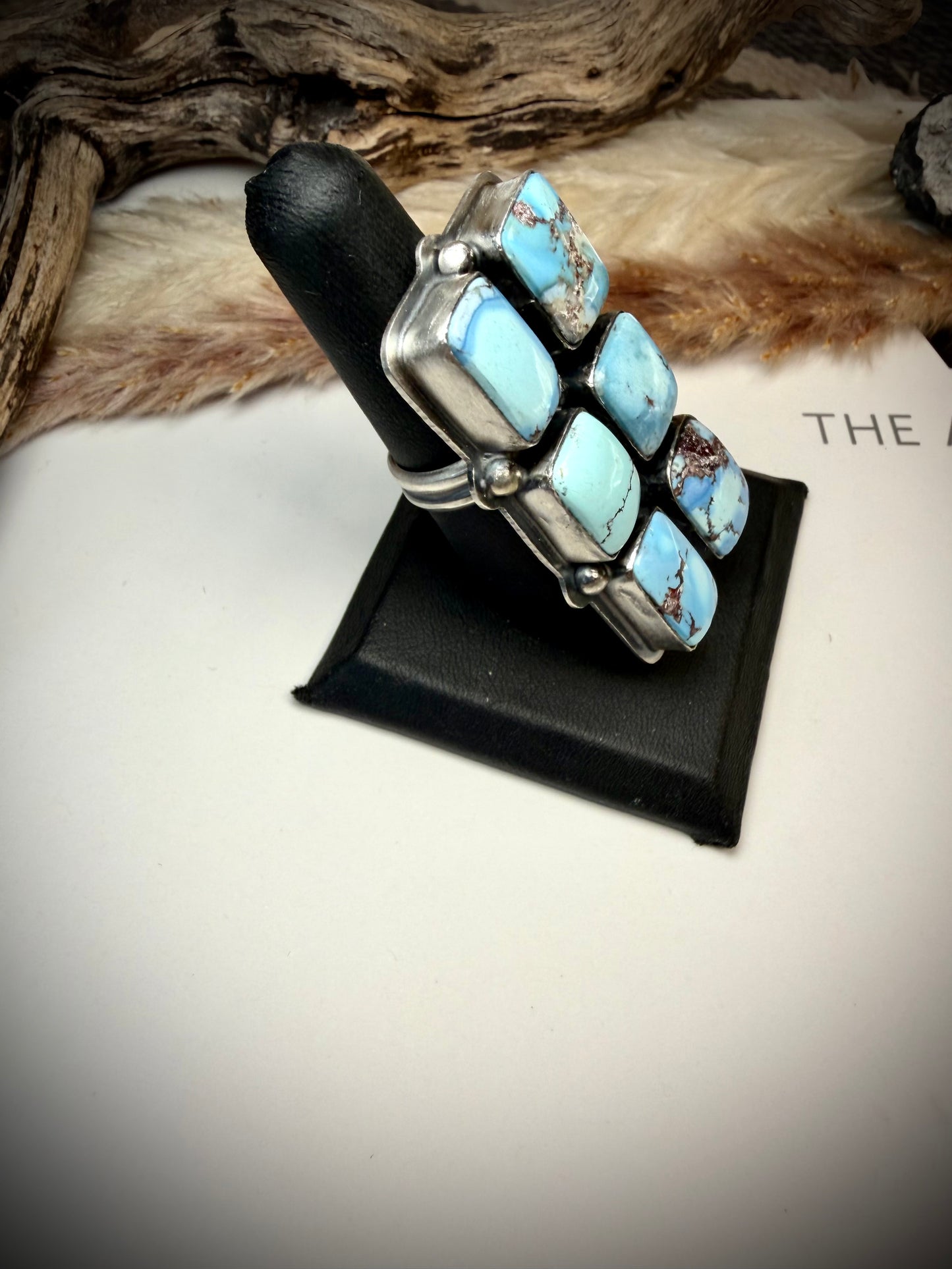 Golden Hills Ring by Lyle Piaso- Adjustable