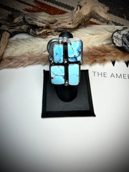 Golden Hills Ring by Lyle Piaso- Adjustable