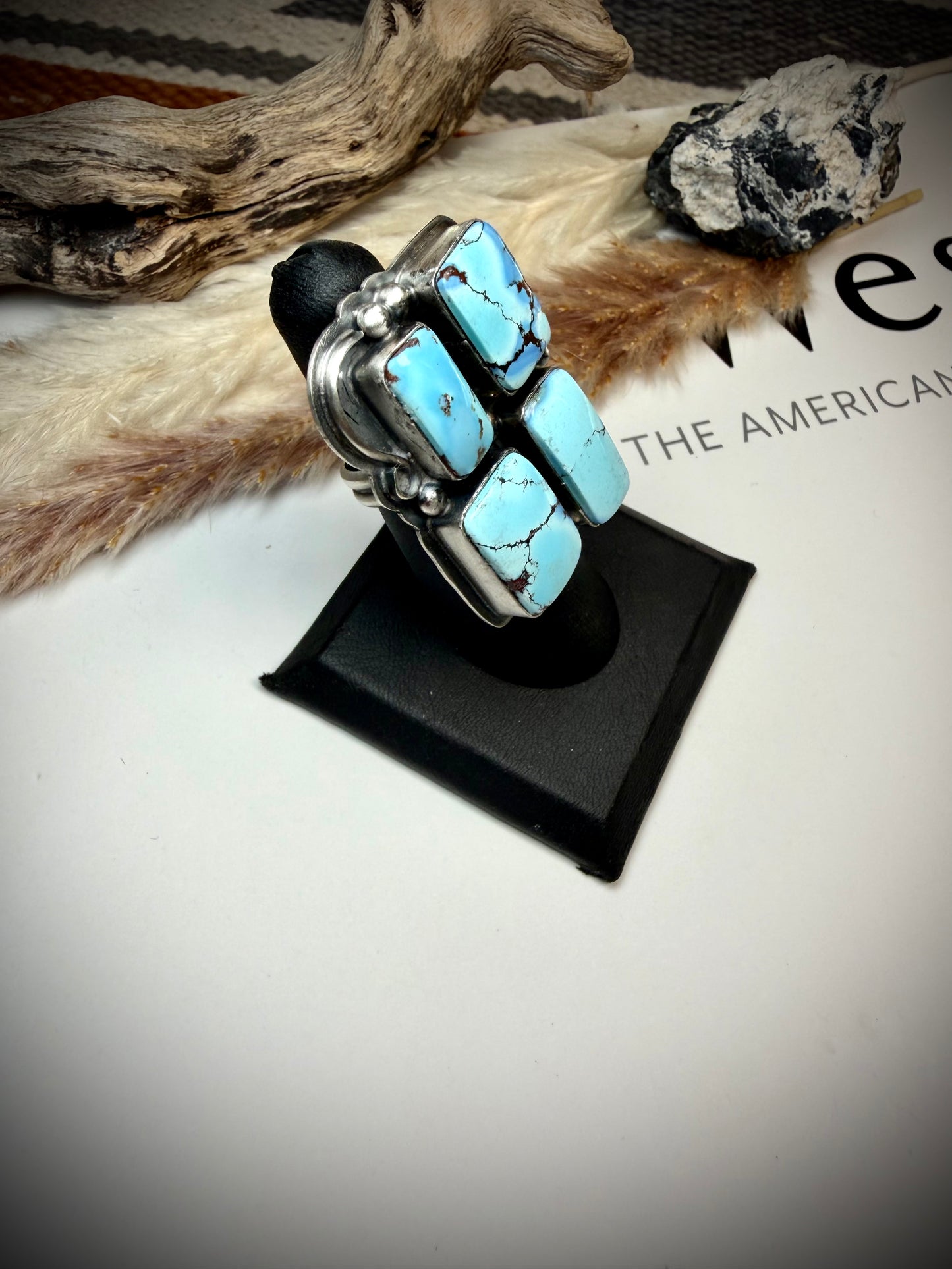 Golden Hills Ring by Lyle Piaso- Adjustable