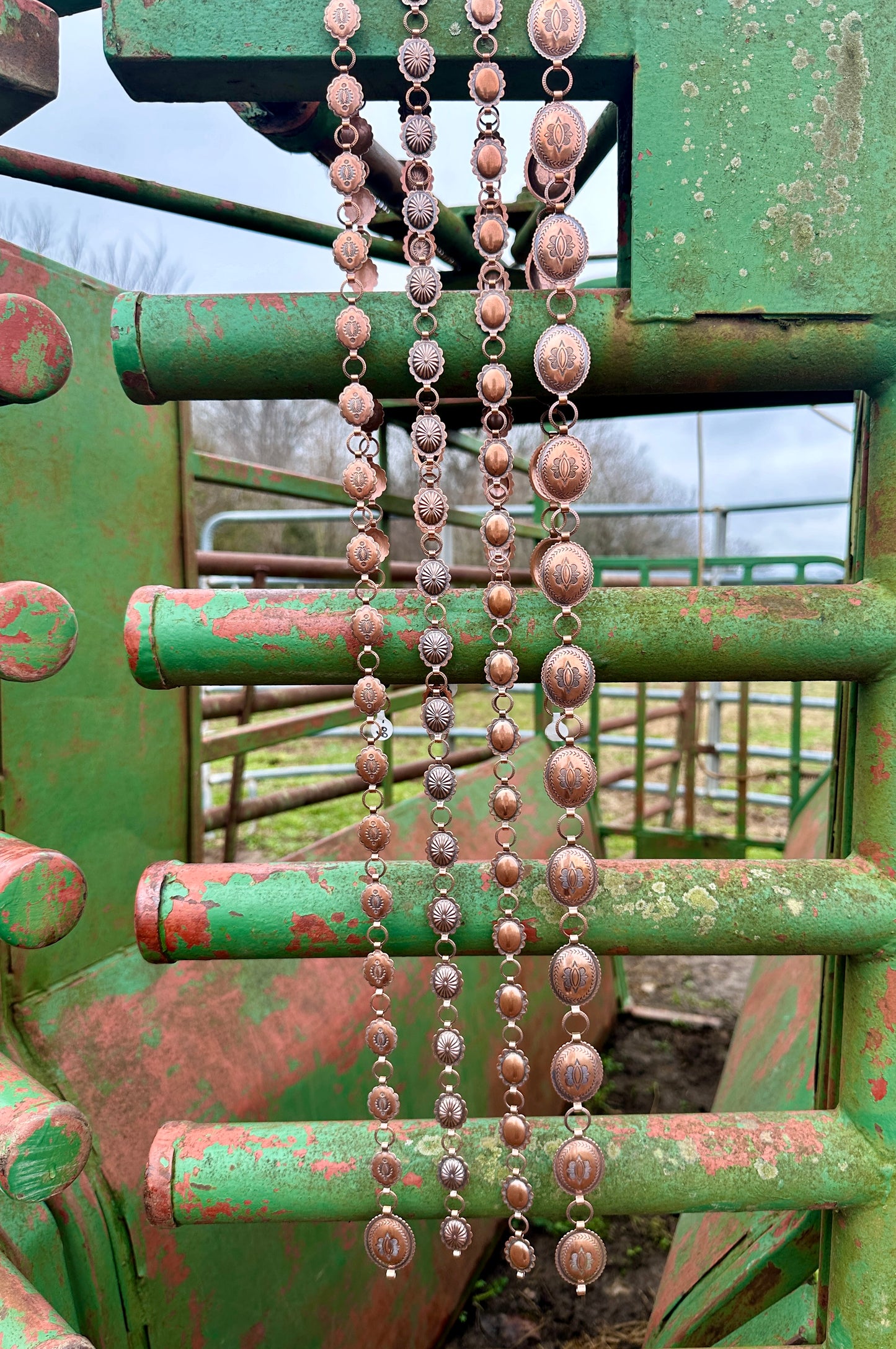 Copper Concho Belts