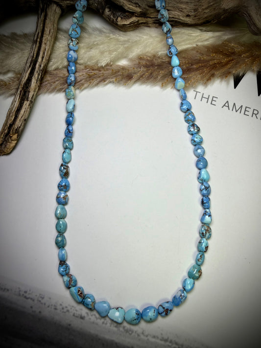 Golden Hills Beaded Necklace- 19 1/2"