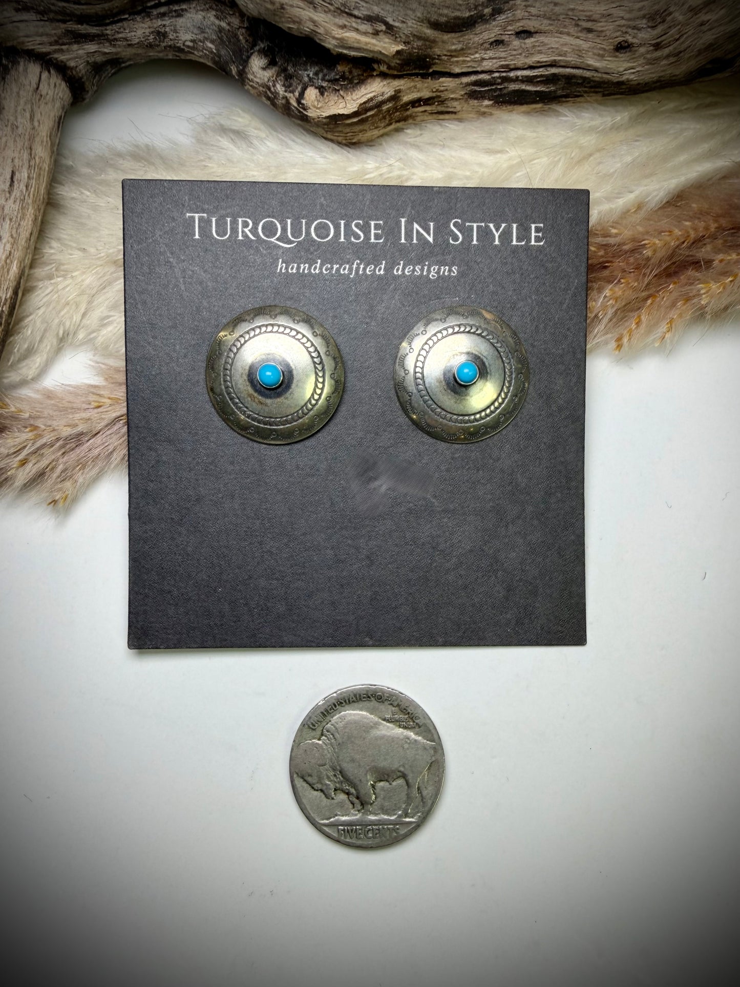 The Sandy Concho Earring
