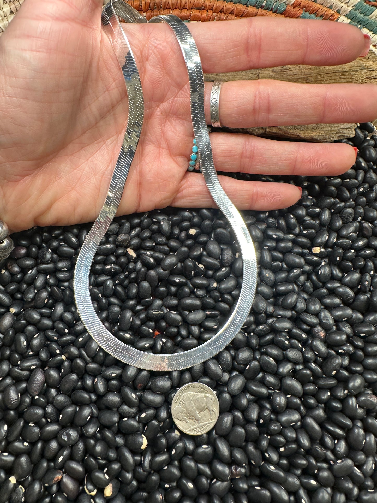 7.2mm Herringbone Necklace